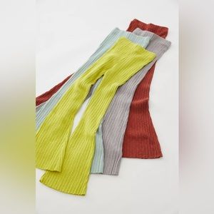 Urban Outfitters Rosie Flare Pant (m) - Lavender / Light Grey Lighting Dependent